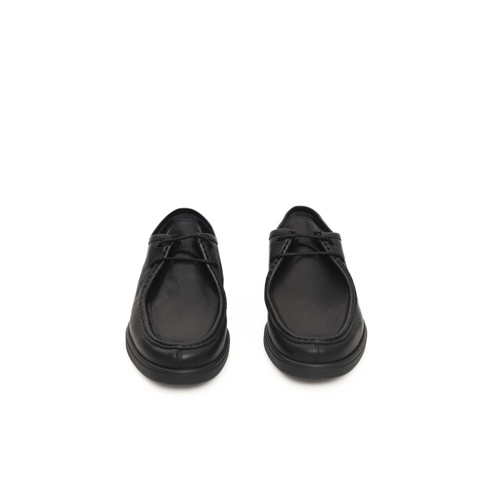 Cerruti 1881 Black Cowhide Men's Derby Shoe
