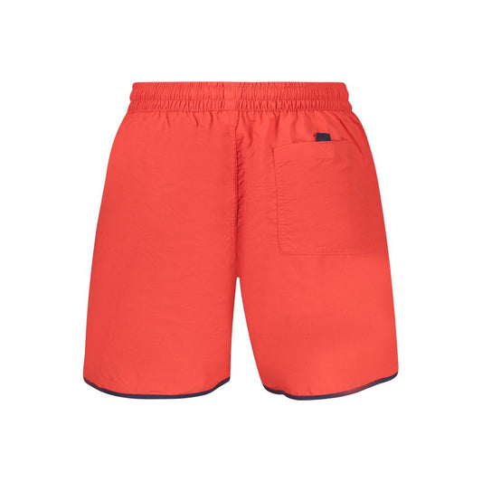 Norway 1963 Rosso Poliammide Men's Swim Boxer