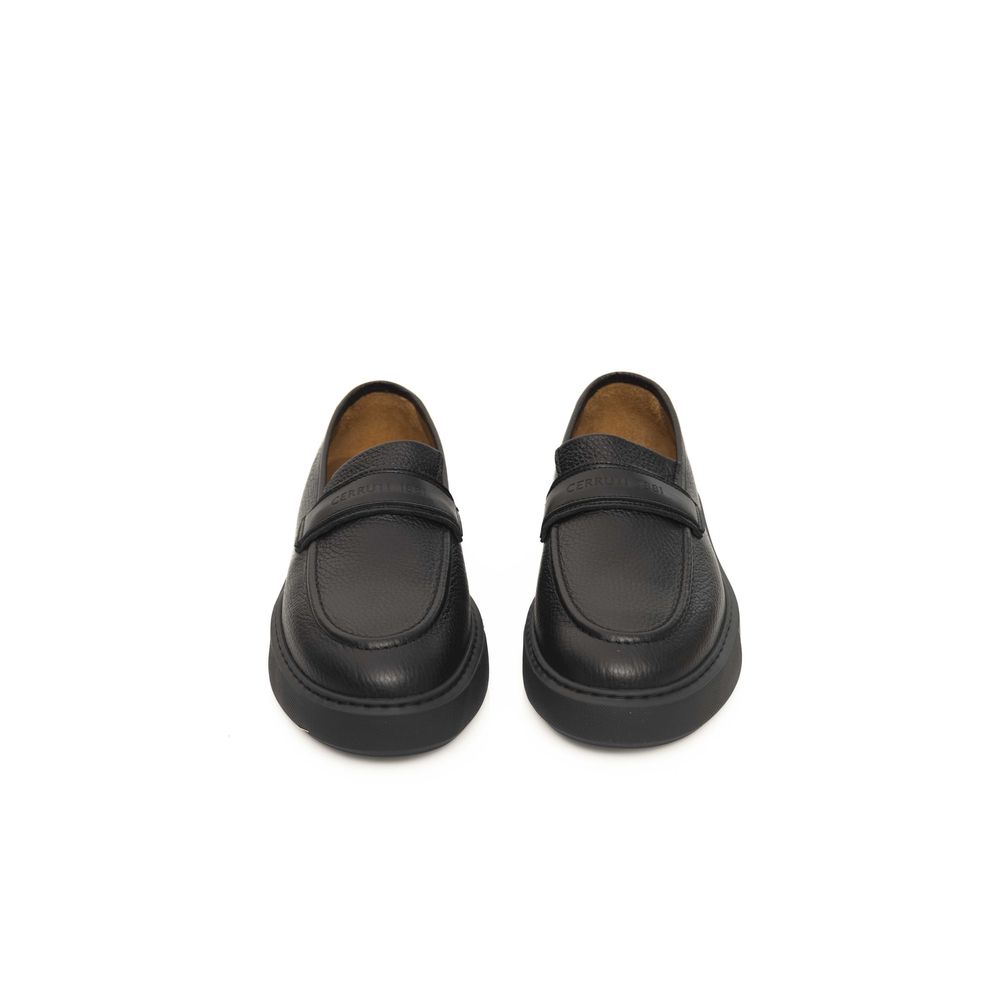 Cerruti 1881 Black Leather Men's Loafer