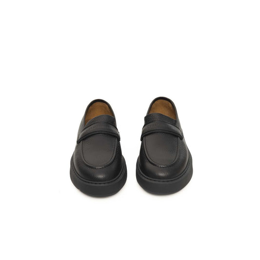 Cerruti 1881 Black Leather Men's Loafer