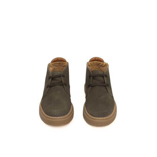 Cerruti 1881 Green Cowhide Men Boot