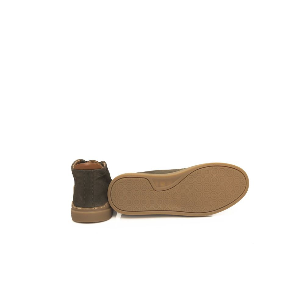 Cerruti 1881 Green Cowhide Men Boot