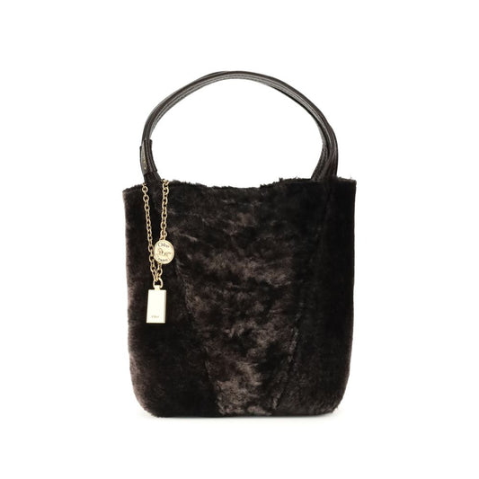 Chloé Shearling small Spin Tote Bag