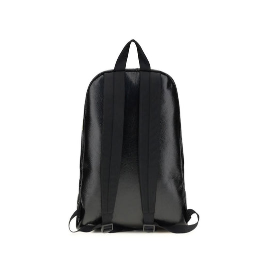 Balenciaga Explorer Backpack with printed stickers