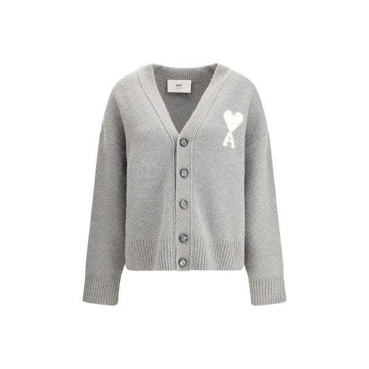 Ami Paris Alpaca Ami de Coeur Cardigan