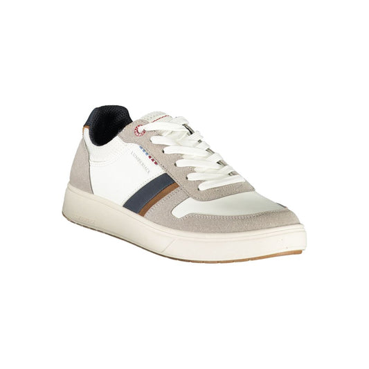 Lumberjack White Polyurethane Men Sneaker