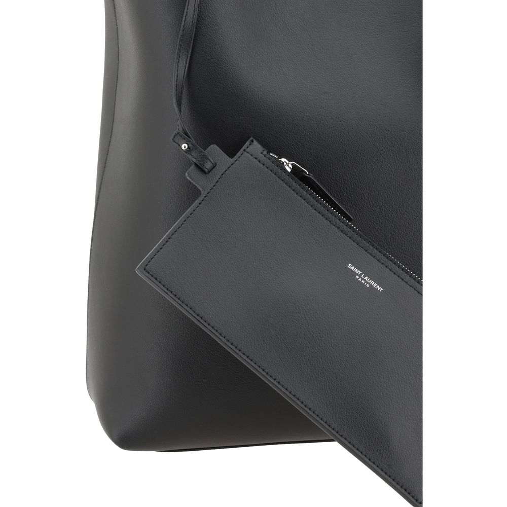 Saint Laurent Black Lamb Ovis Aries Aries Shoulder Bag