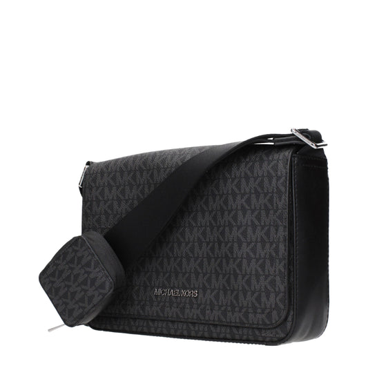 Michael Kors Black Fabric Crossbody Bags