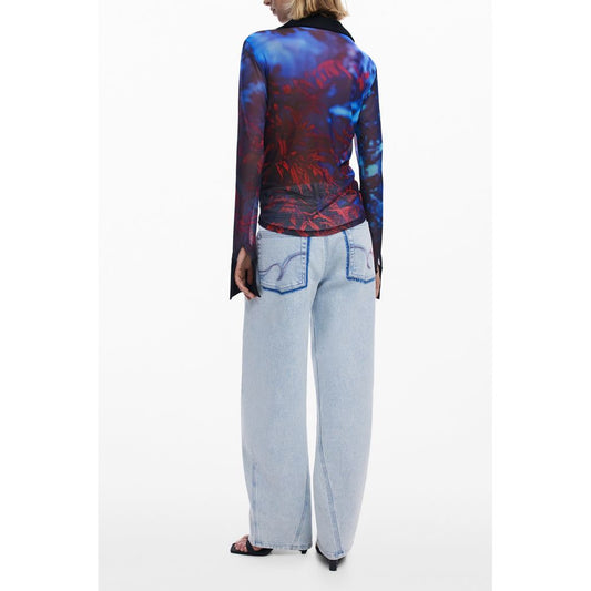 Desigual Black Polyester Shirt