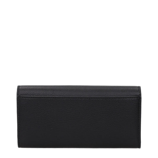 Michael Kors Black Leather Wallets