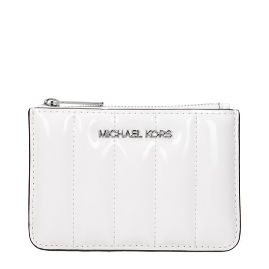 Michael Kors White Leather Wallets