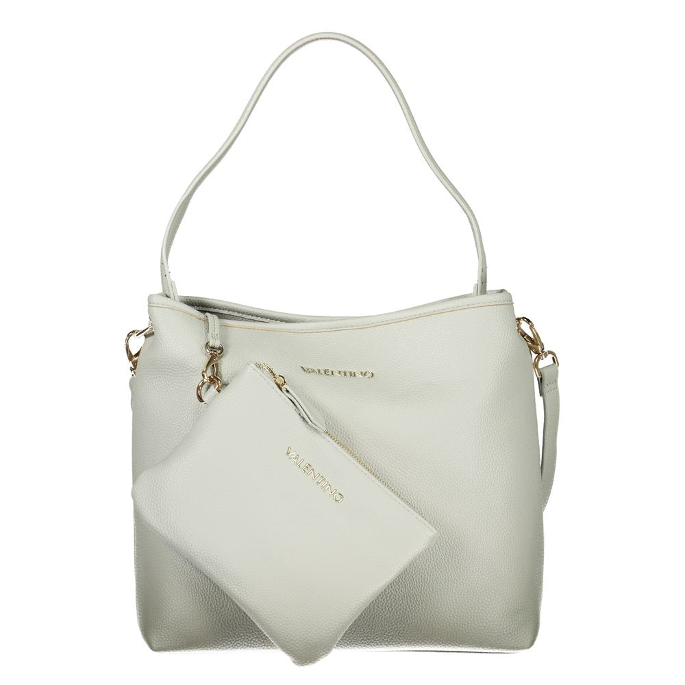 Valentino Gray Polyethylene Handbag