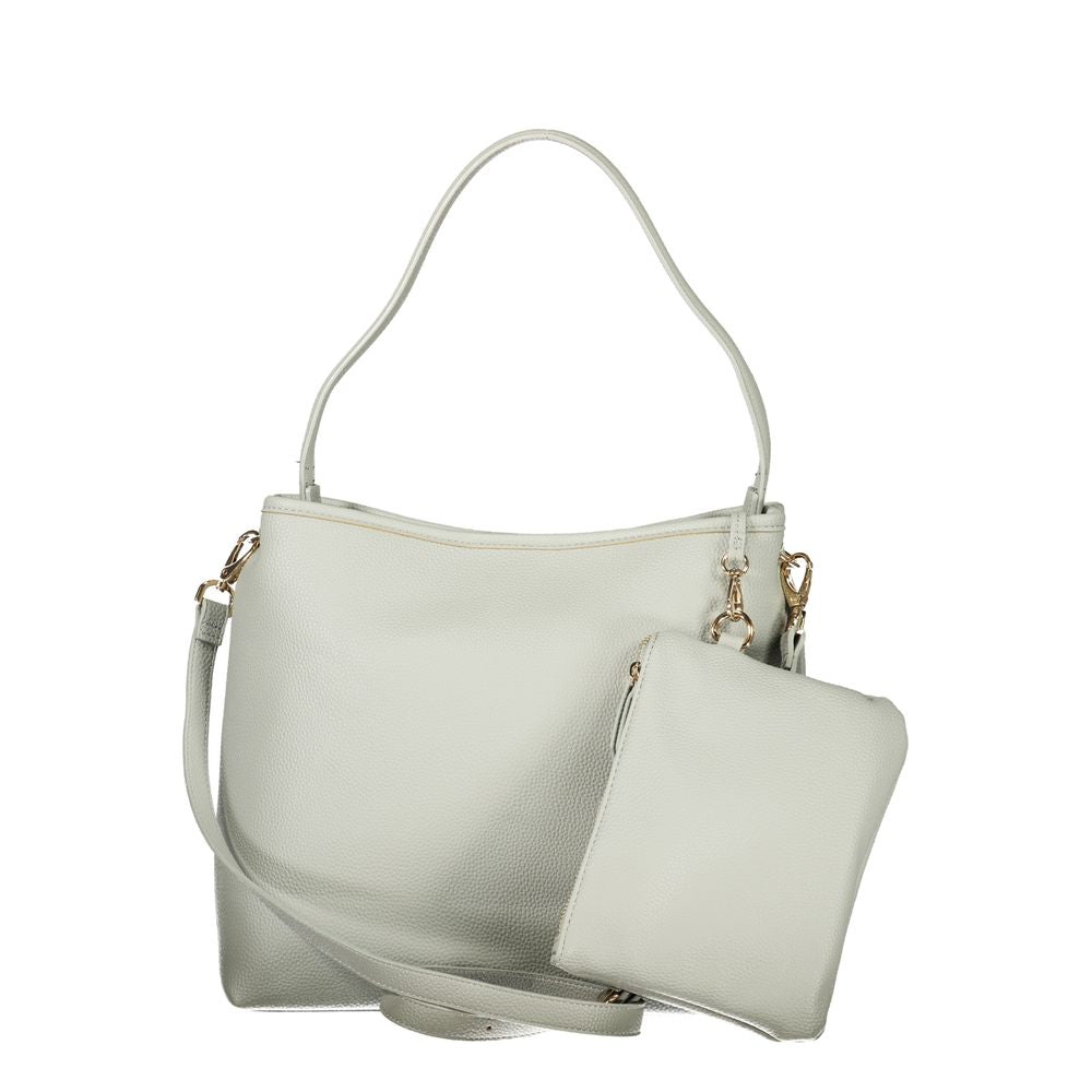 Valentino Gray Polyethylene Handbag