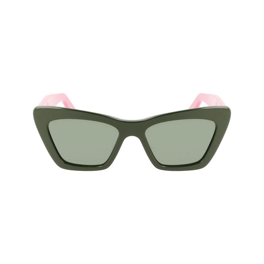 Ferragamo Bicolor Acetate Sunglasses
