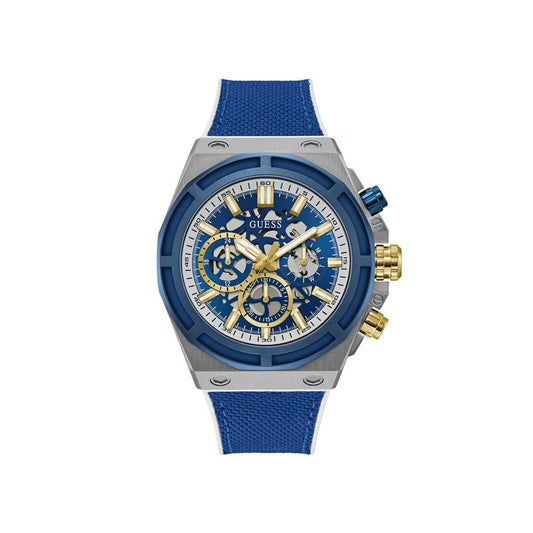 Guess Blue Synthetic Dress Watch