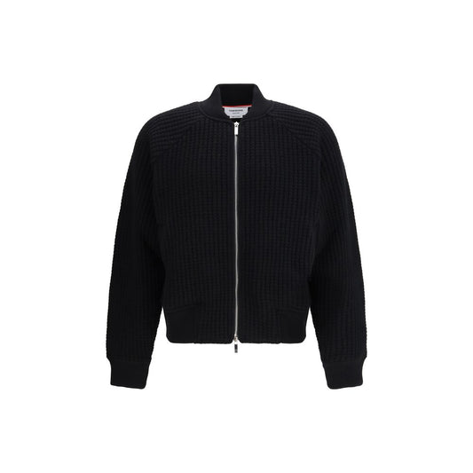 Thom Browne Black Wool Oves Aries Bomber