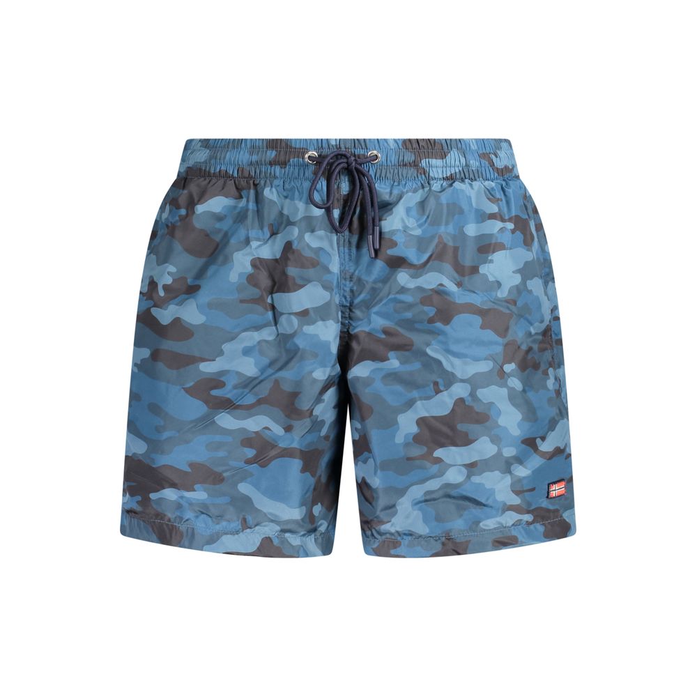 Norway 1963 Blue Polyester Swim Shorts