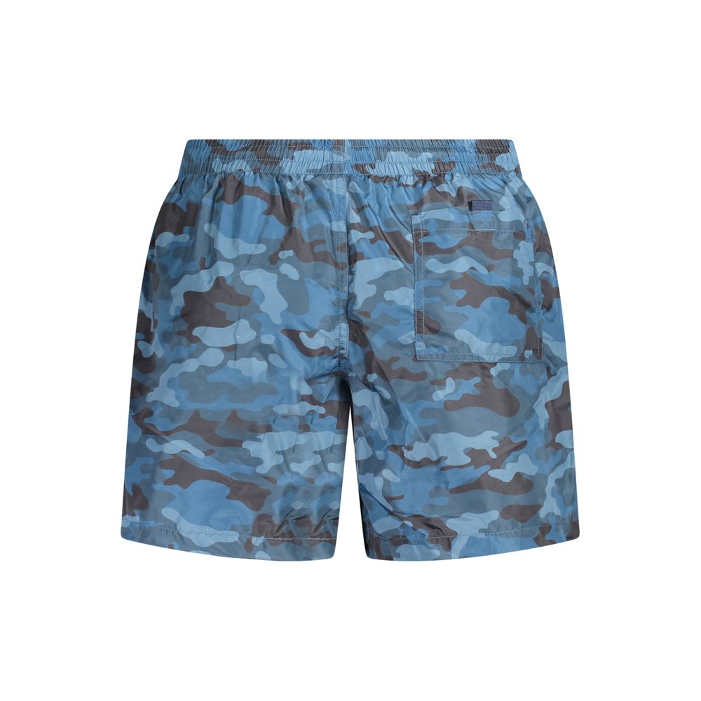 Norway 1963 Blue Polyester Swim Shorts
