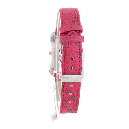 Laura Biagiotti Red Leather Dress Watch