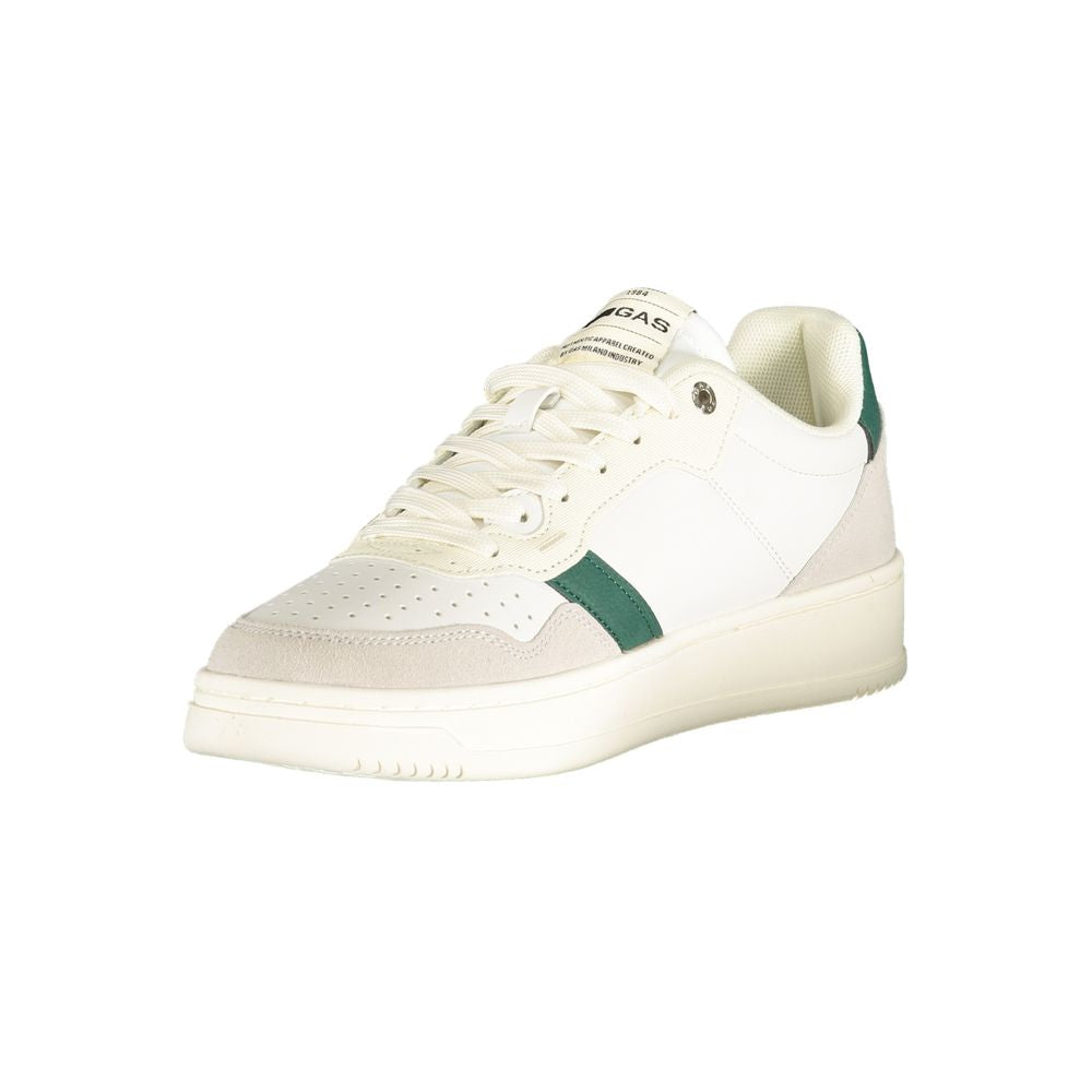 Gas White Polyurethane Men Sneaker