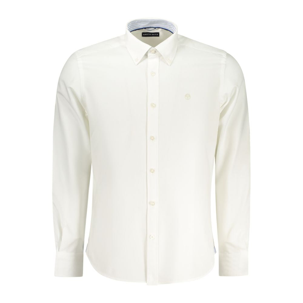 North Sails White Cotton Men Shirt