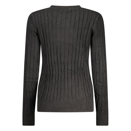 Norway 1963 Black Viscose Women's Sweater