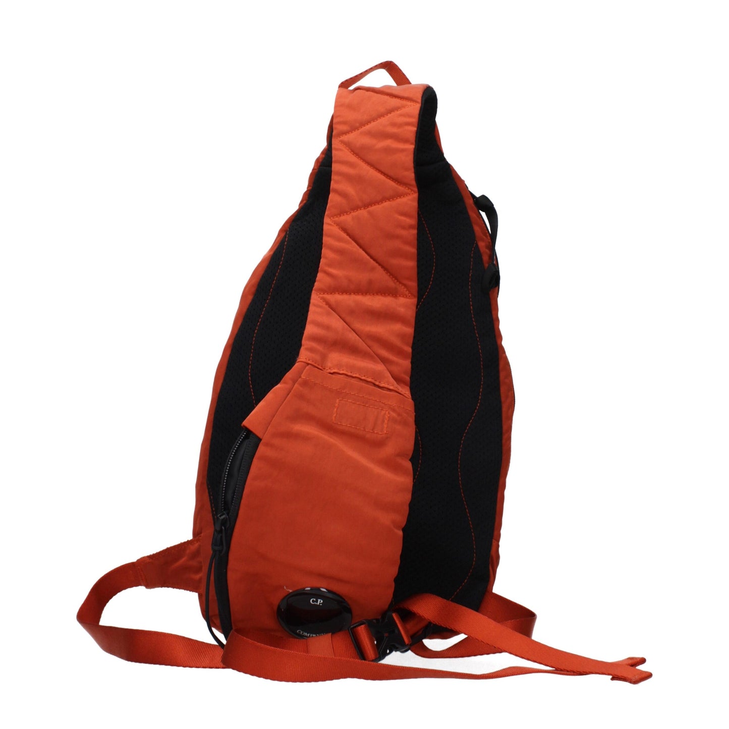 C.P. Company Orange Fabric Crossbody Bag